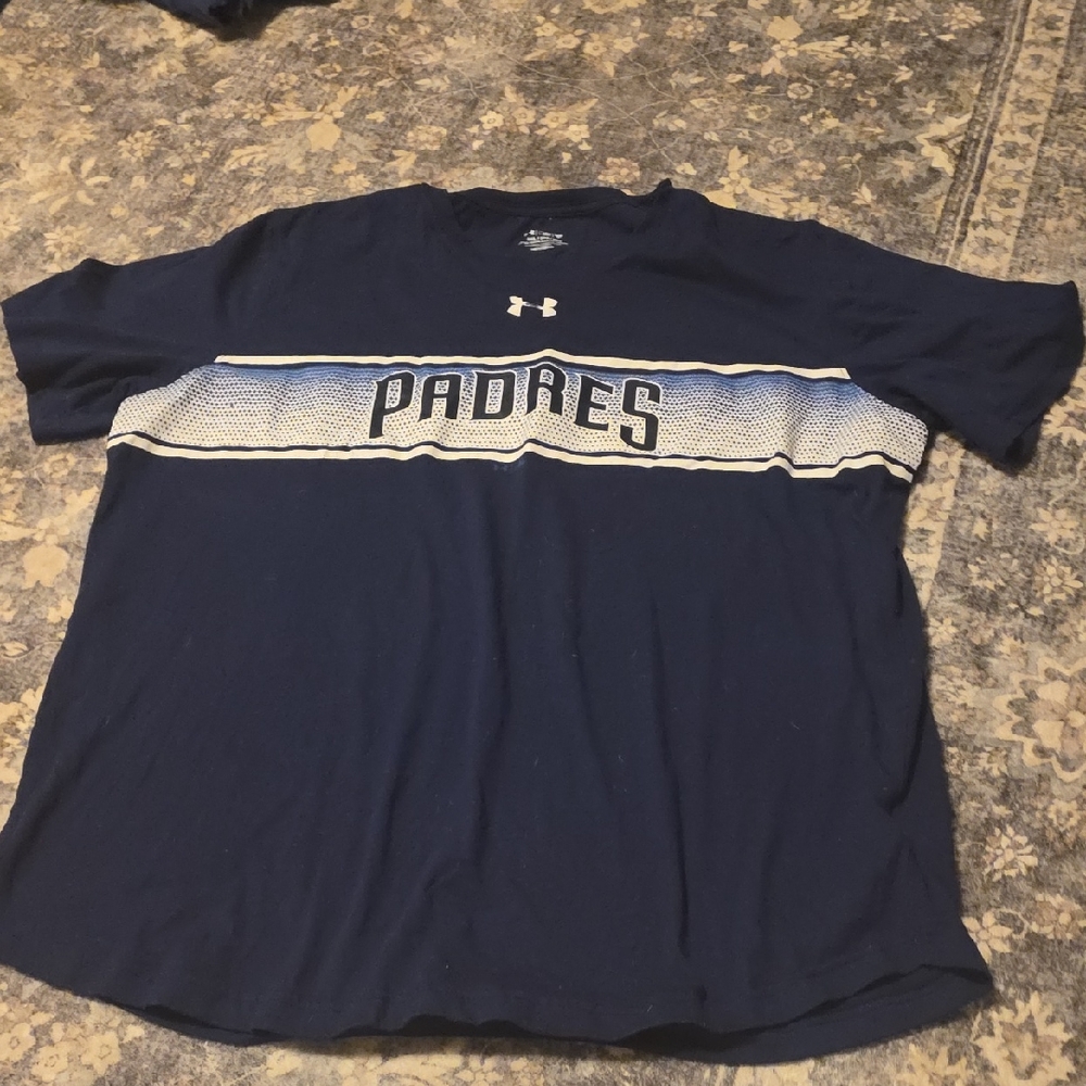 Under Armour Navy Blue Padres Tee